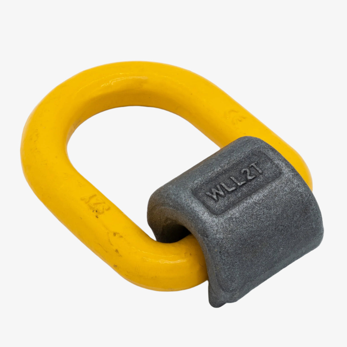 Oko na navarenie s pružinou, trieda 8, žlto lakované