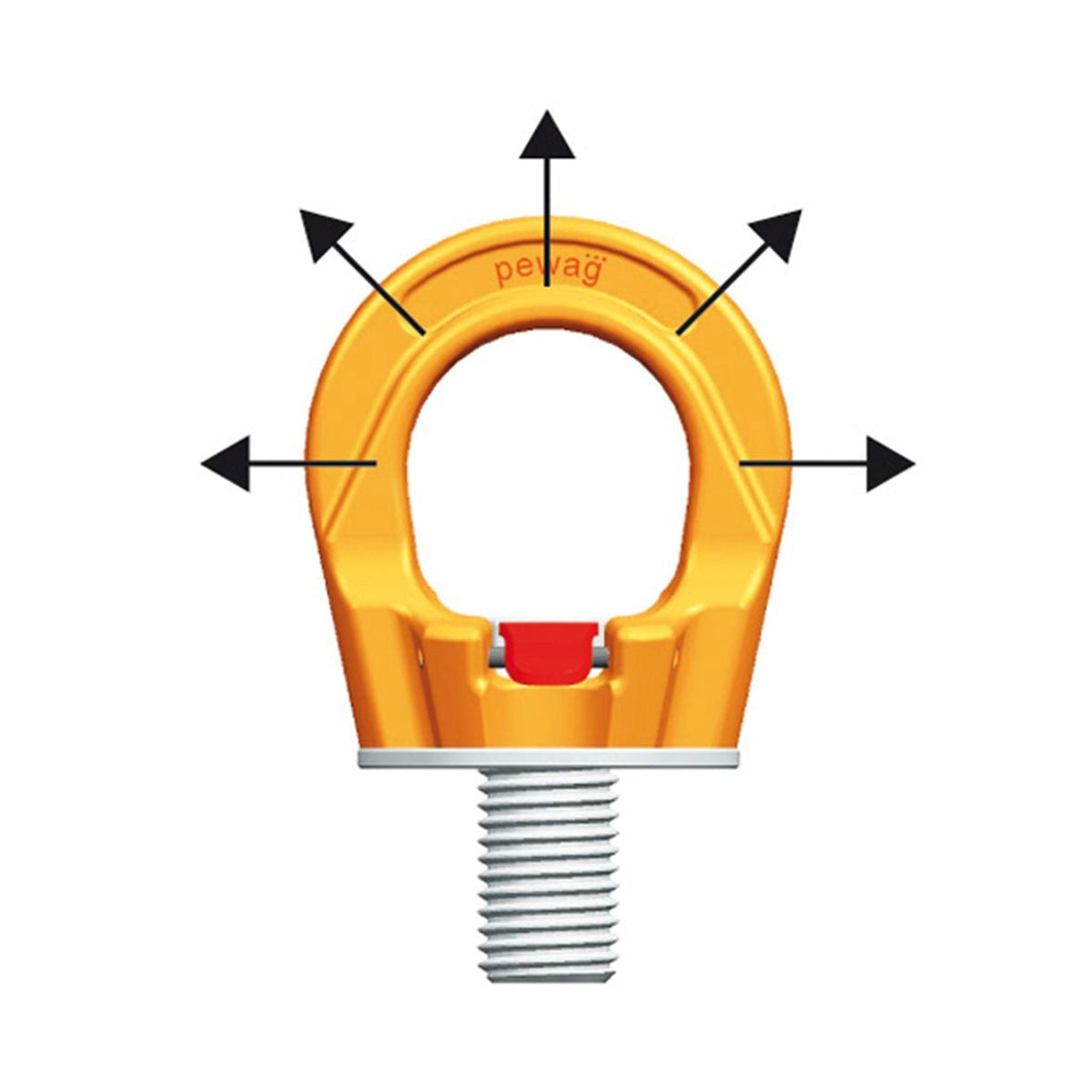 Otočný viazací bod k naskrutkovaniu - PLGW - Pewag Winner Profilift