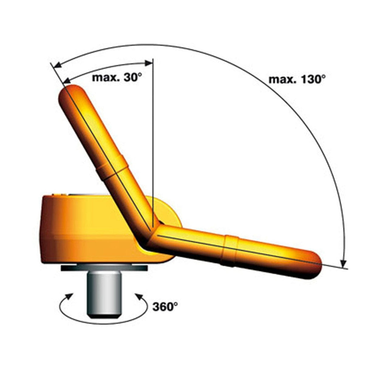 Otočný viazací bod k naskrutkovaniu - PLAW - Pewag Winner Profilift