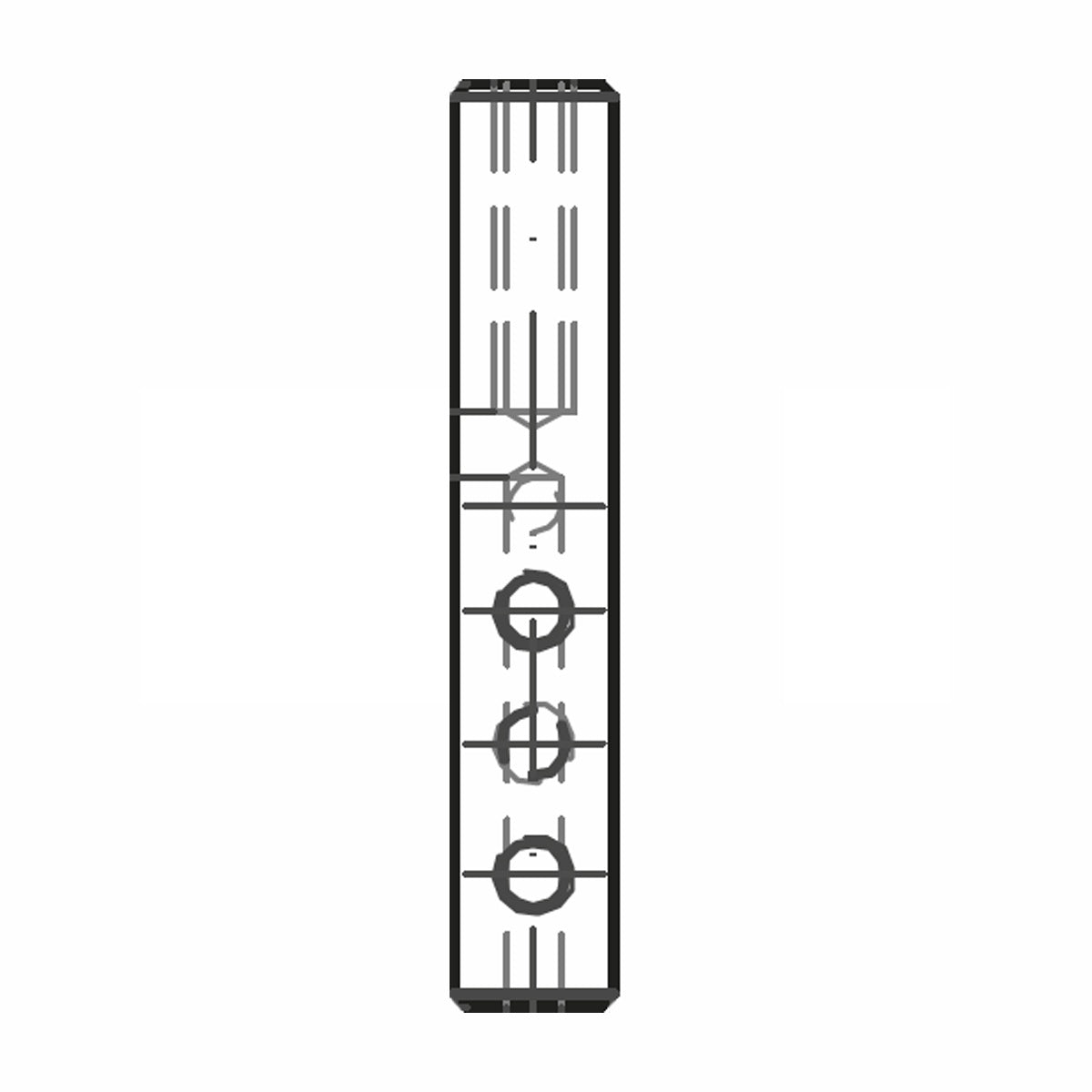 ASS - Nerezová koncovka s pravým vnútorným závitom - MINI - na montáž