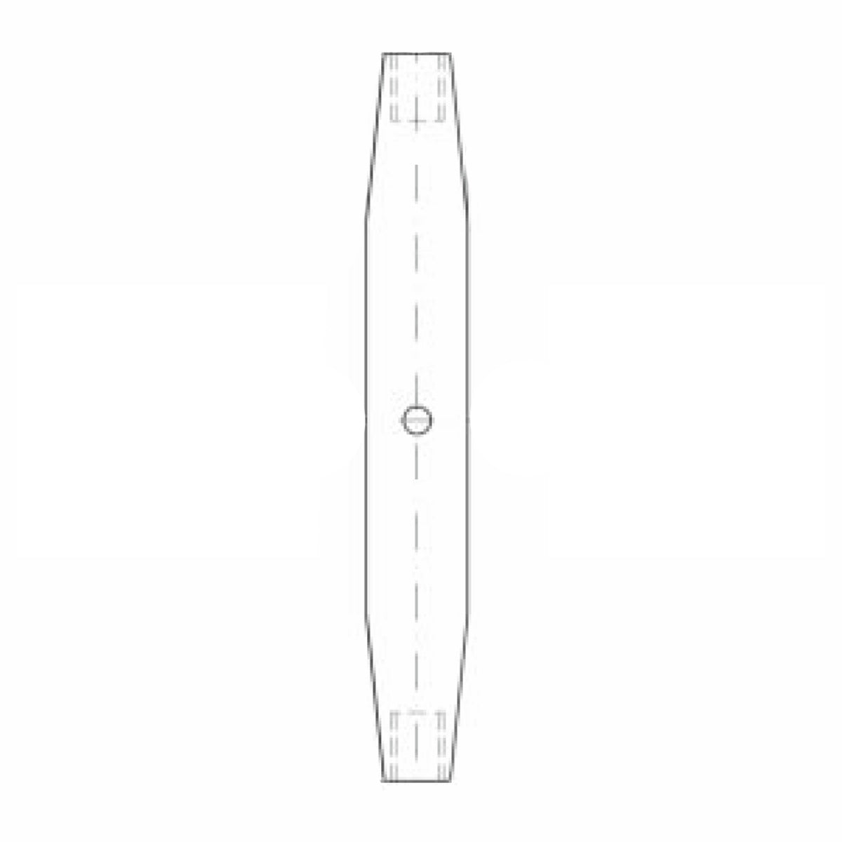 ASS - Nerezový napinák - stredný diel - STANDARD