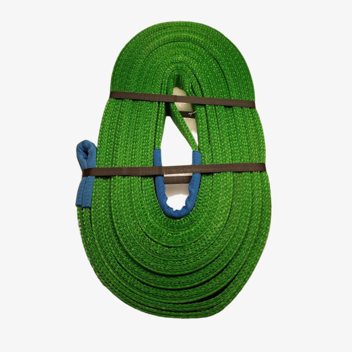 B4 - 2000kg, závesný popruh štvorvrstvový plochý s okami, zelený, š.30mm