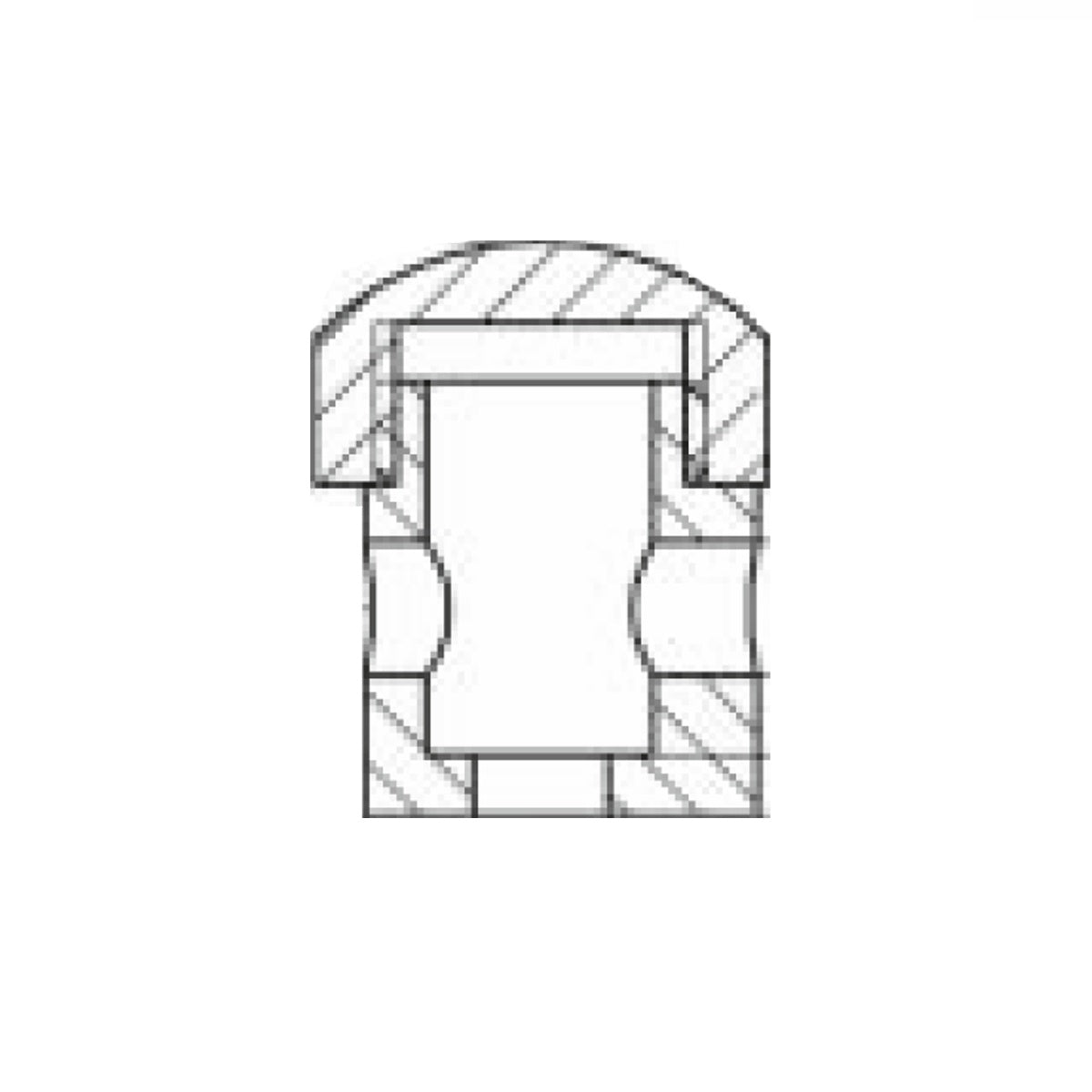 ASS - nerezová svorka skrutkovacia koncová - 332013
