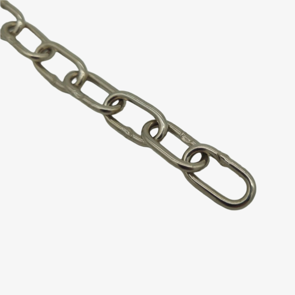 Reťaz článková, neskúšaná, poniklovaná