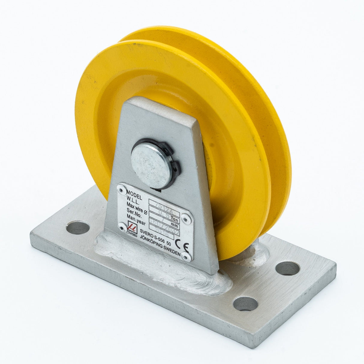 Kladka s prírubou, typ 75 s guličkovým ložiskom