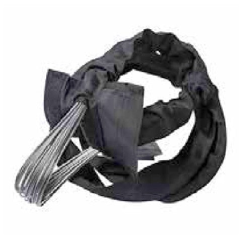 Nekonečný závesný popruh 2000 kg, s kovovou dušou, čierny, ELLER