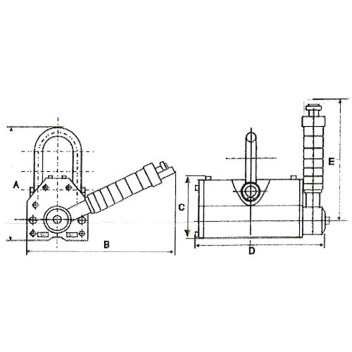 Permanentný bremenový magnet PML-A