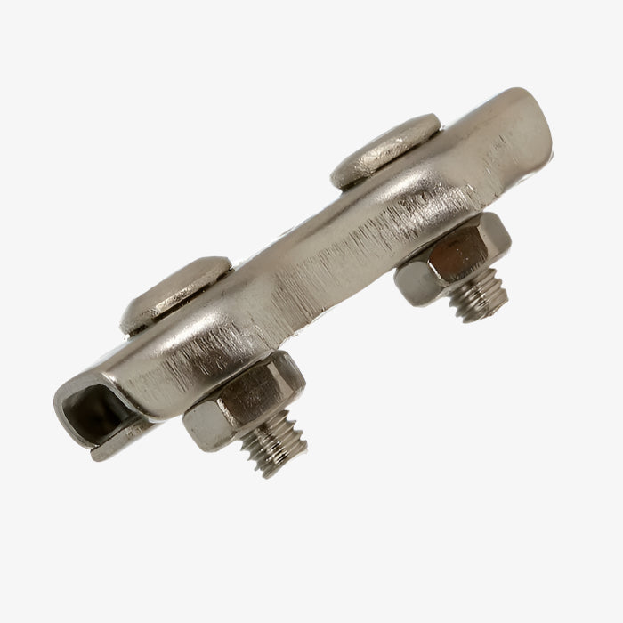 V-Nerezová lanová svorka DUPLEX 3 mm MI