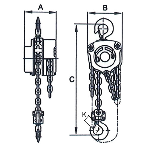 Ruční kladkostroj HAKLIFT