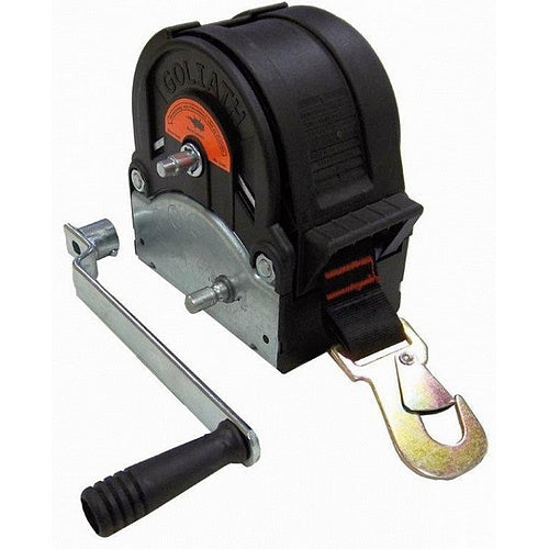 Ručný navijak TALBOT - typ TS, s textilným popruhom a hákom, len pre ťahanie