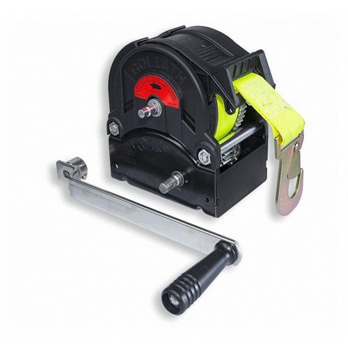 Ručný navijak TALBOT - typ TS, s textilným popruhom a hákom, len pre ťahanie