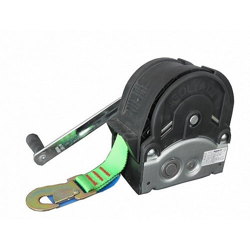 Ručný navijak TALBOT - typ TS, s textilným popruhom a hákom, len pre ťahanie