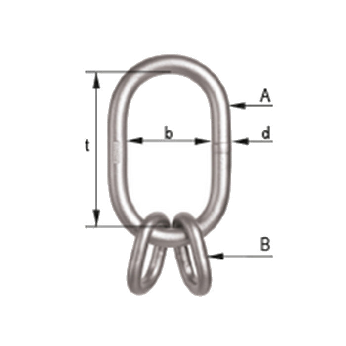 CAK nerezová závesná hlava bez sploštenia