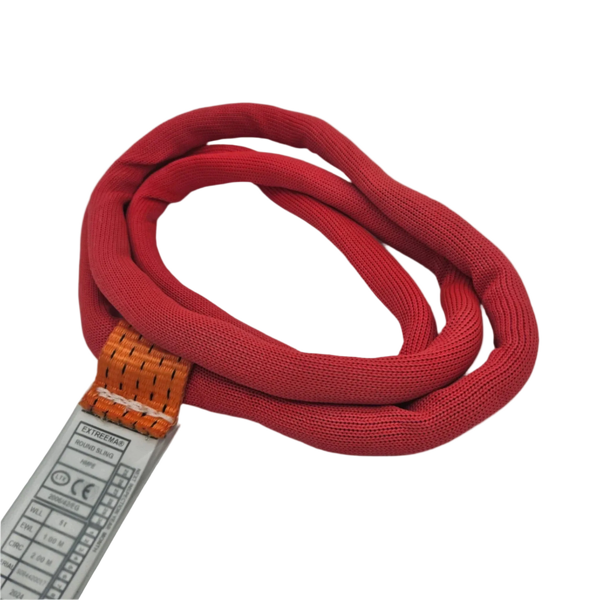 Vinutá slučka Extreema(r) EXS nosnosť 5000kg priemer 14mm červená