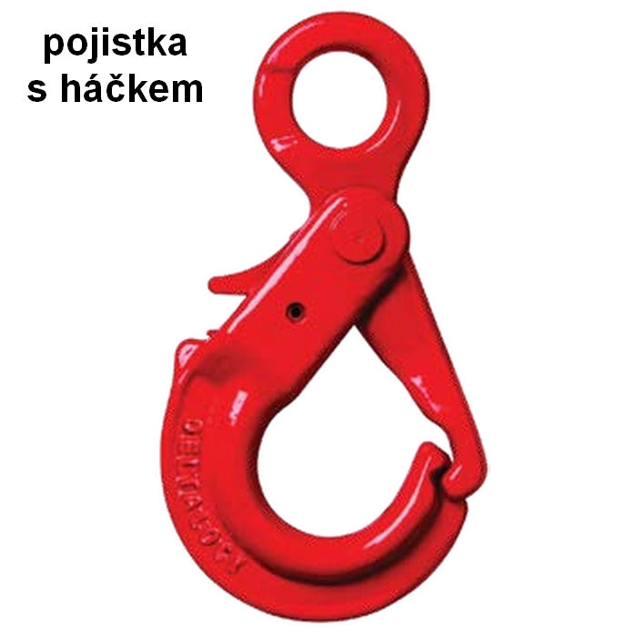 Samosvorný hák s okom a úchytom D