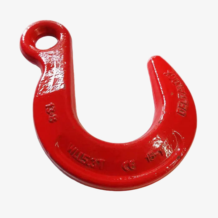 Kontajnerový hák s okom DELTA, červený