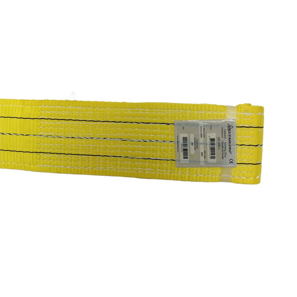 B2 3000kg závesný popruh plochý s okami žltý šírka 90mm DELTA