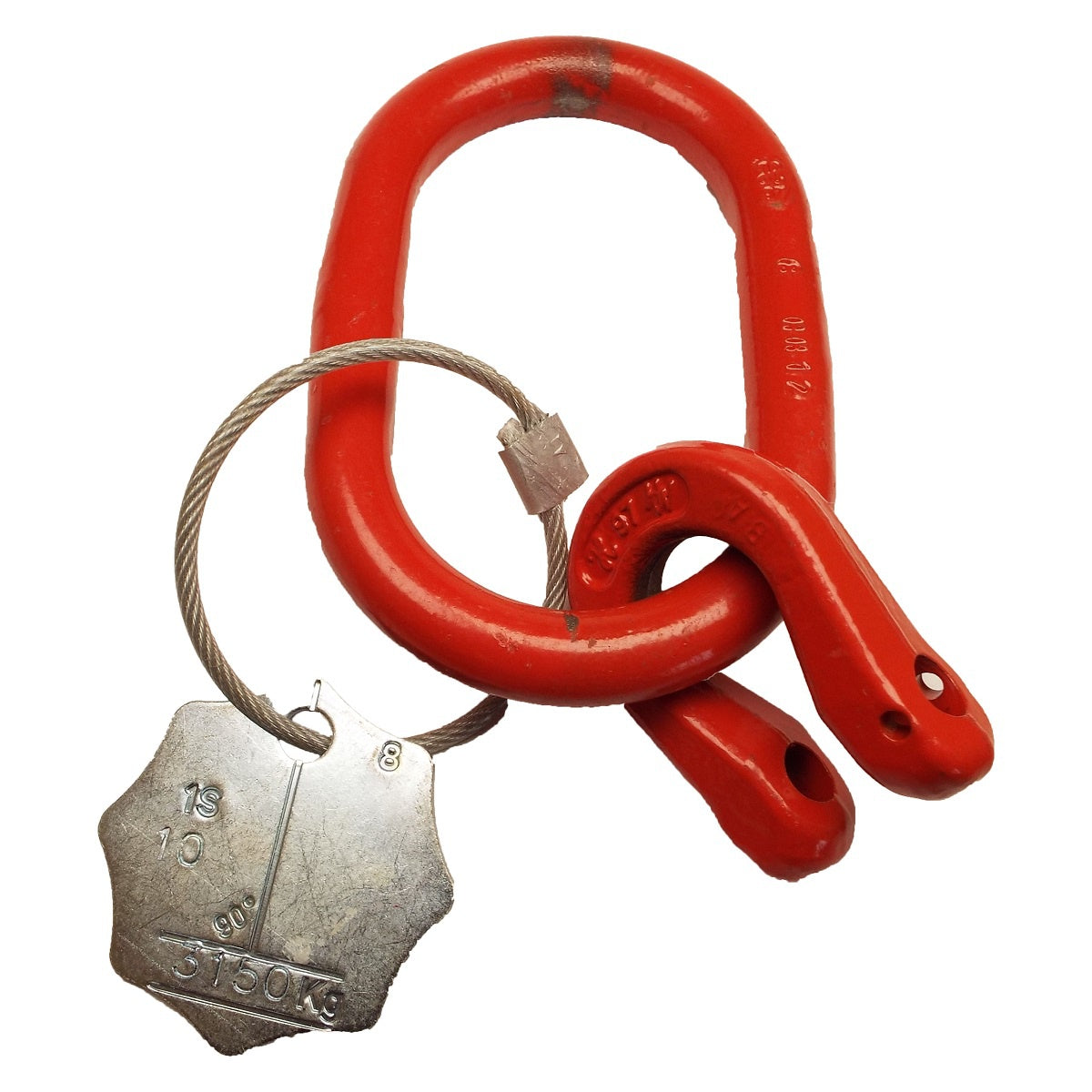 A1 - Závesná hlava pre jednopramenné reťazové väzáky -DIN 5688-3, trieda 8