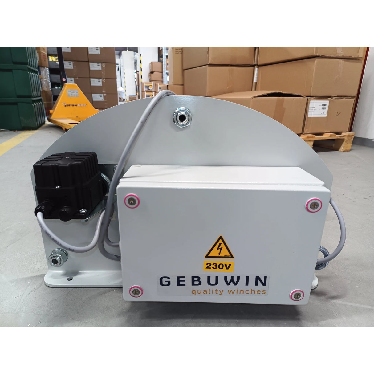 Elektrický lanový navijak e-W pre zdvih, 400V, GR - lakovaný, GEBUWIN
