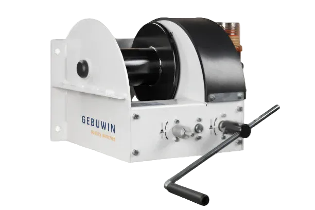 Lanový navijak DW1000 so šnekovým prevodom pre použitie s vŕtačkou, GEBUWIN