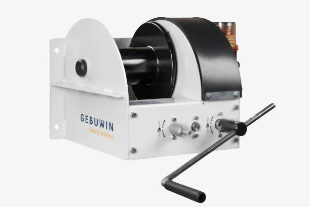 Lanový navijak DW1000 so šnekovým prevodom pre použitie s vŕtačkou, GEBUWIN