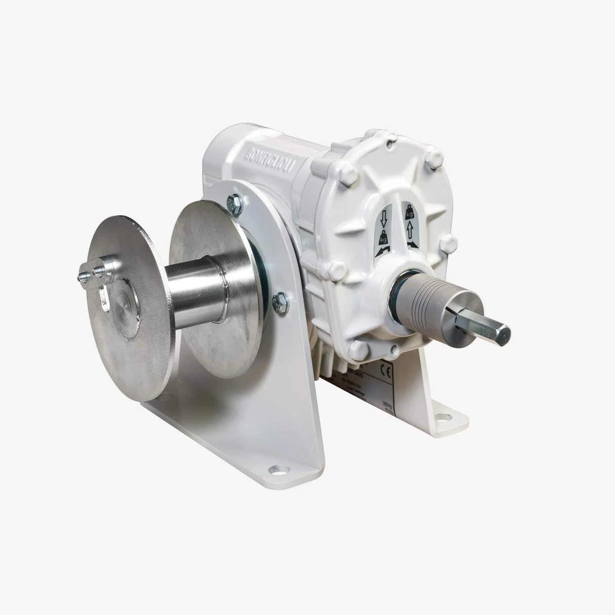 Lanový navijak pre použitie s akumulátorovou vŕtačkou, lakovaný, GEBUWIN