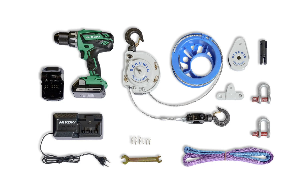 Lankový navijak Pulley Man - PM, GEBUWIN