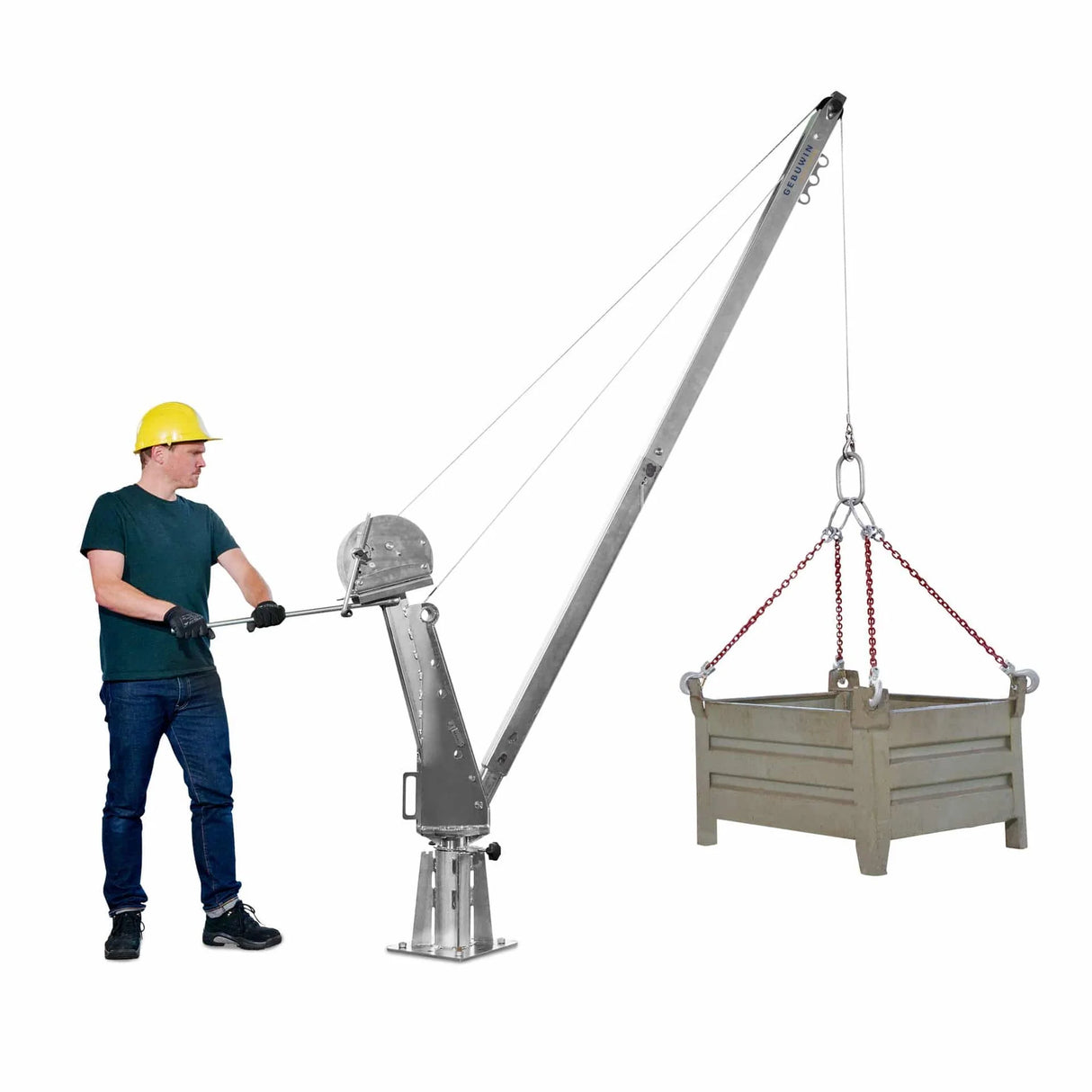 Príslušenstvo pre otočný žeriav SD900, nosnosť 900/600kg, dosah až 2m, GEBUWIN