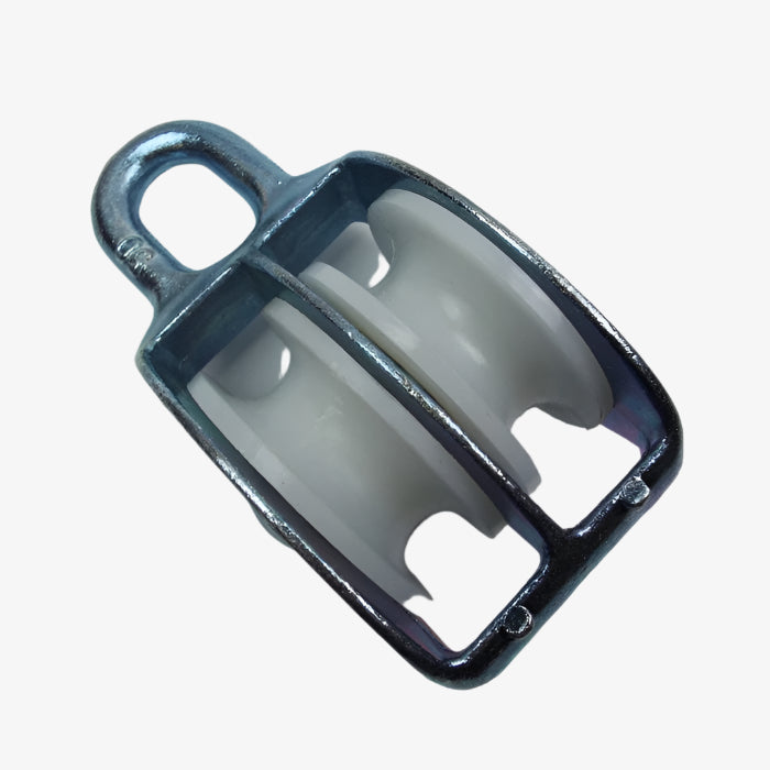 V-Kladka dvojitá s dvoma nylonovými cievkami vel.30 MI