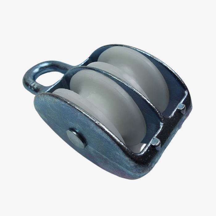 V-Kladka dvojitá s dvoma nylonovými cievkami veľkosť 40 MI