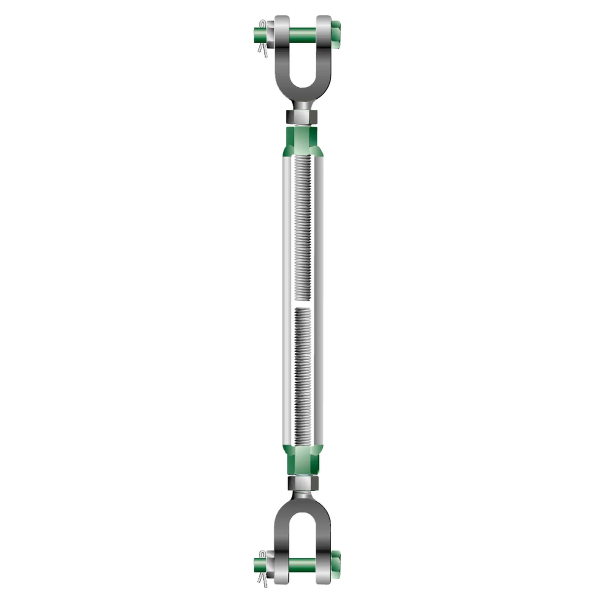 Napinák vidlica-vidlica pozinkovaný Green Pin, VAN BEEST