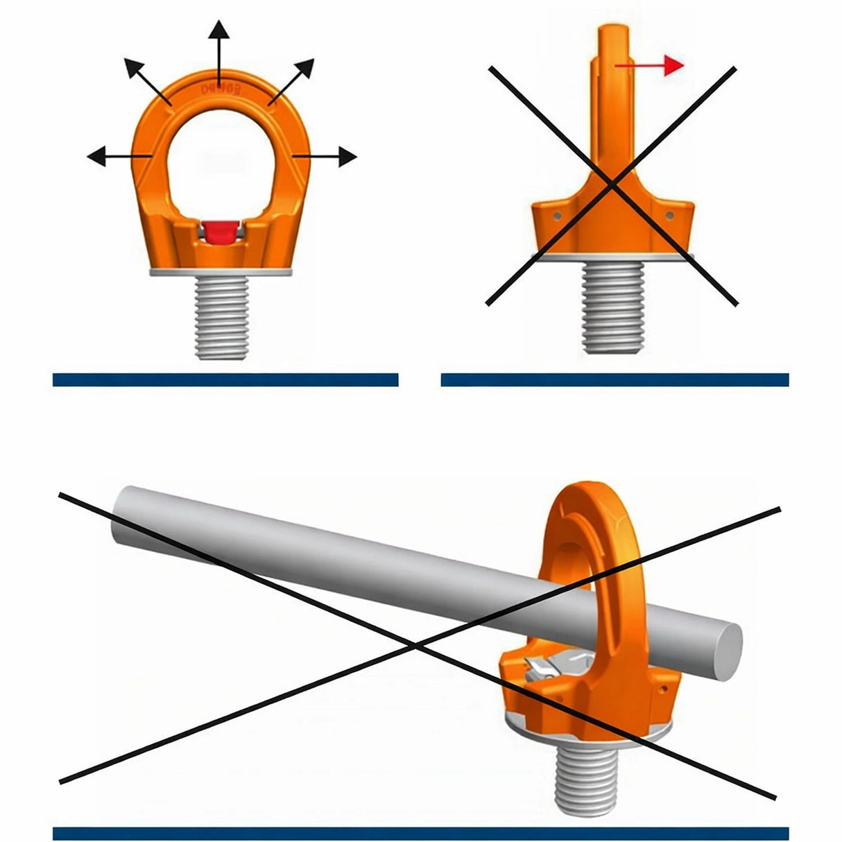 Otočný viazací bod na naskrutkovanie - PLGW SUPREME - Pewag Winner Profilift