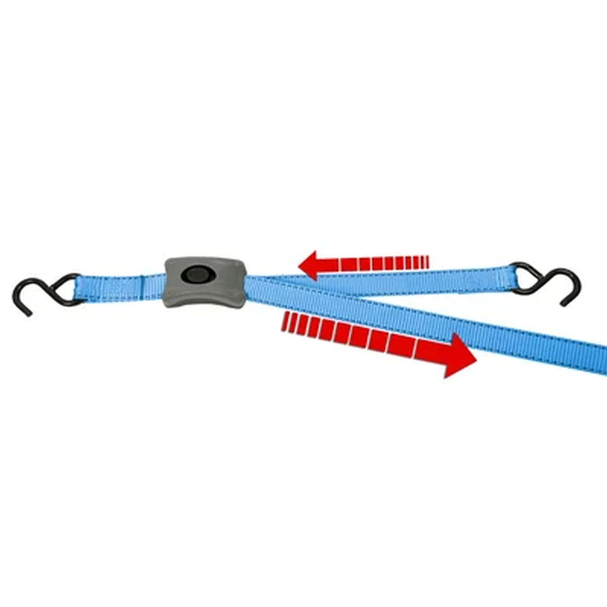 Upínací pás s hákmi a rýchloupínaním, l=2,5m, 25mm, BS 500kg