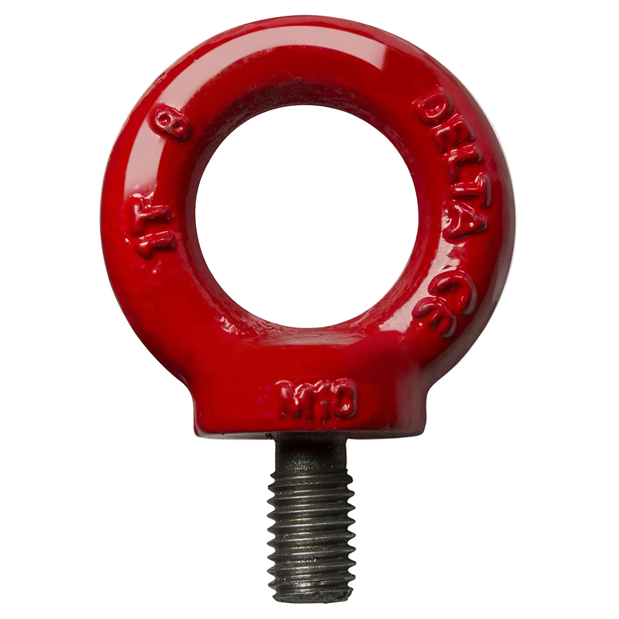Vysokopevnostná skrutka s okom, červený lak, DELTA