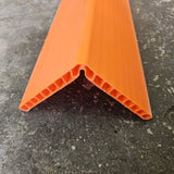 Ochrana hrán z PE - 20x190x190mm, dĺžka 2000mm, oranžová