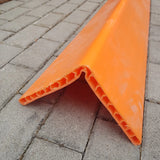 Ochrana hrán z PE – typ CP02 oranžová, 19 x 190 x 190 mm, dĺžka 2 m, OVASLING