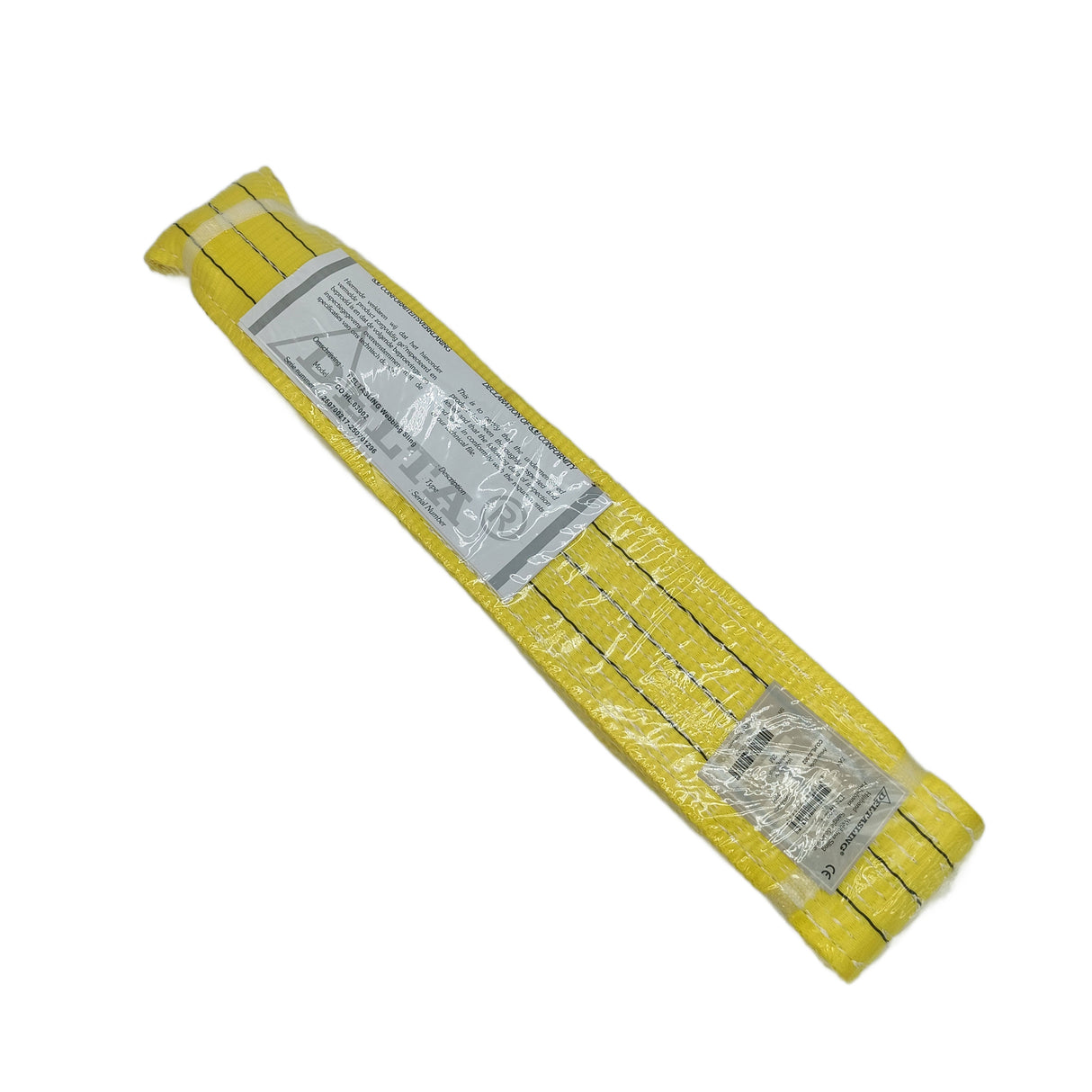 B2 3000kg závesný popruh plochý s okami žltý šírka 90mm DELTA