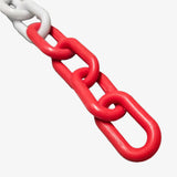 Reťaz plastový červeno-biely