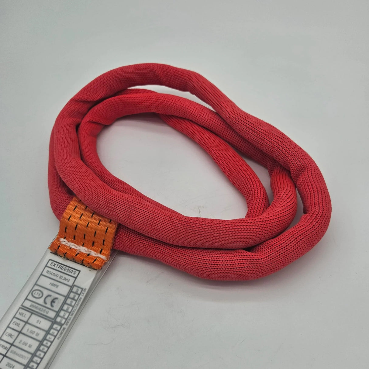 Vinutá slučka Extreema(r) EXS nosnosť 5000kg priemer 14mm červená