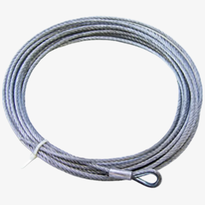 Oceľové lano k lanovému navijaku s okom