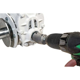 Lanový navijak pre použitie s akumulátorovou vŕtačkou, lakovaný, GEBUWIN