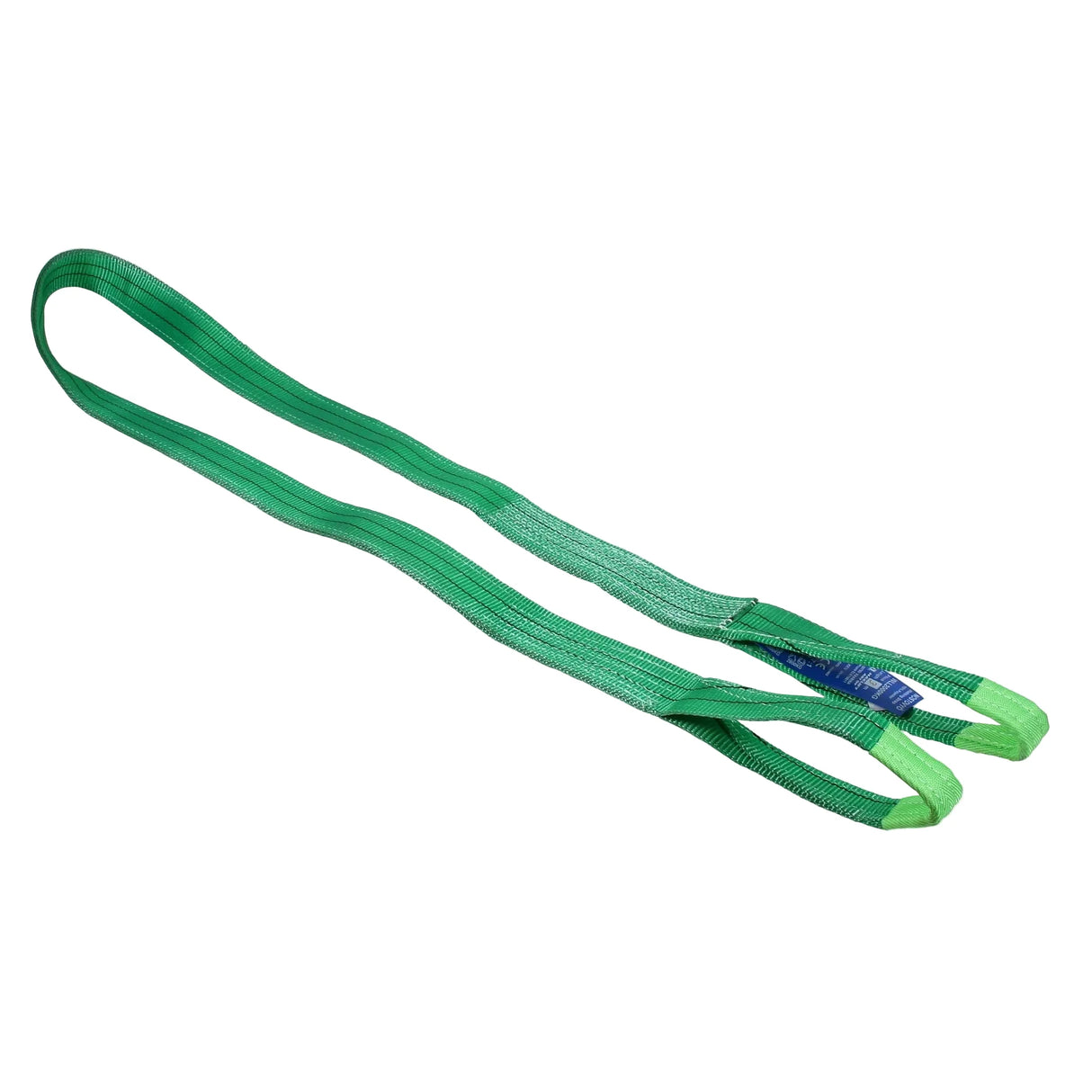 B4 2000kg, závesný popruh plochý s okami, štvorvrstvový, zelený, š.30mm