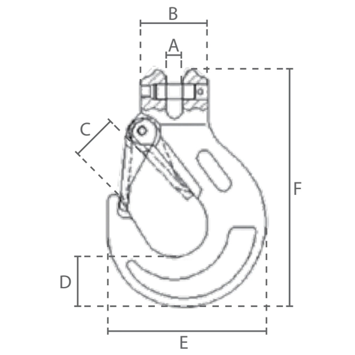 Hák s vidlicou a poistkou, DELTA