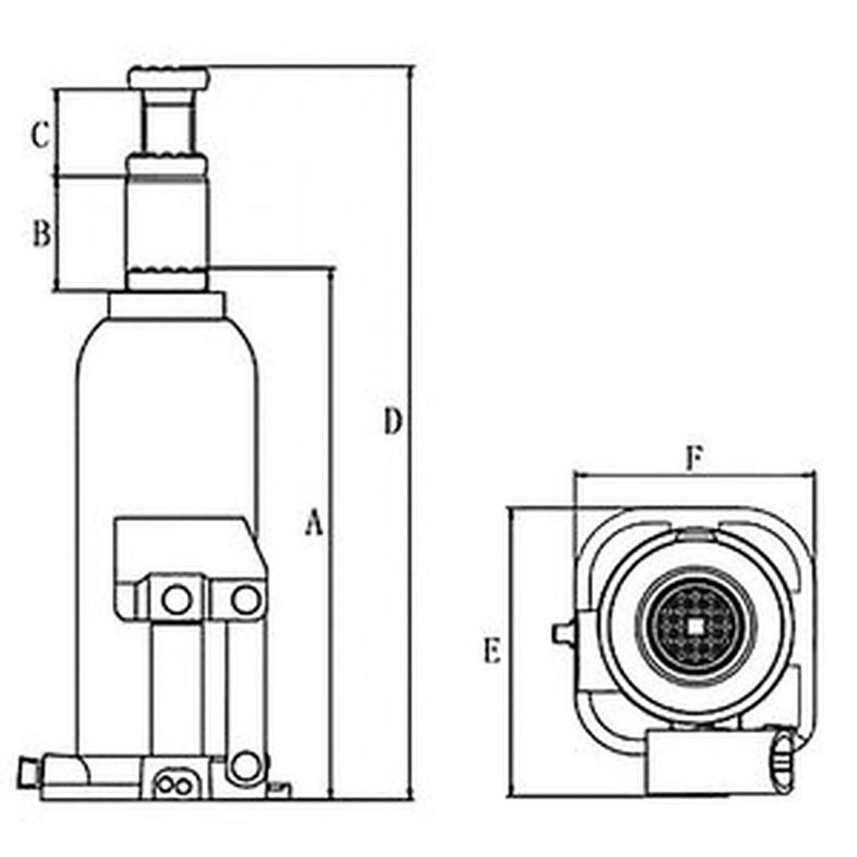 Hydraulický zdvihák - bábika HAKLIFT