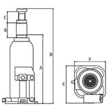 Hydraulický zdvihák - bábika HAKLIFT