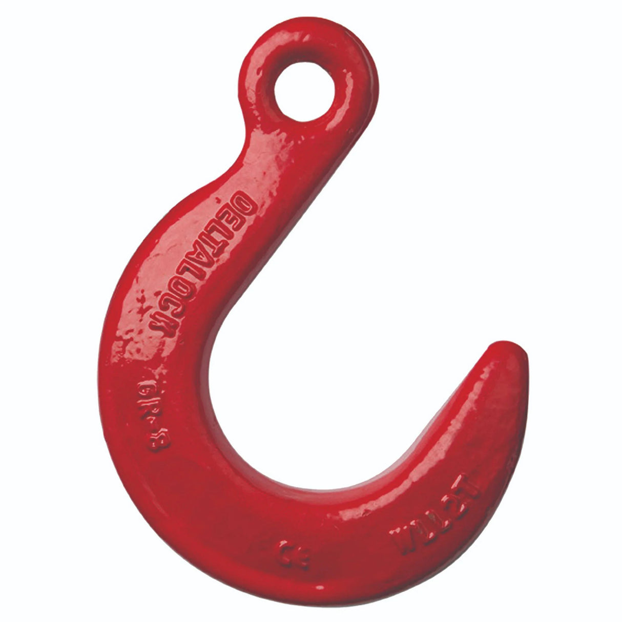 Kontajnerový hák s okom DELTA, červený