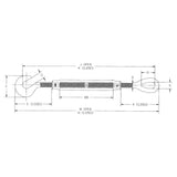 Napinák oko-hák HG225 5/8x6 CROSBY 1030752 - Dopredaj