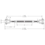 Napinák vidlica-vidlica HG228 1x6 CROSBY 1032796 - Dopredaj