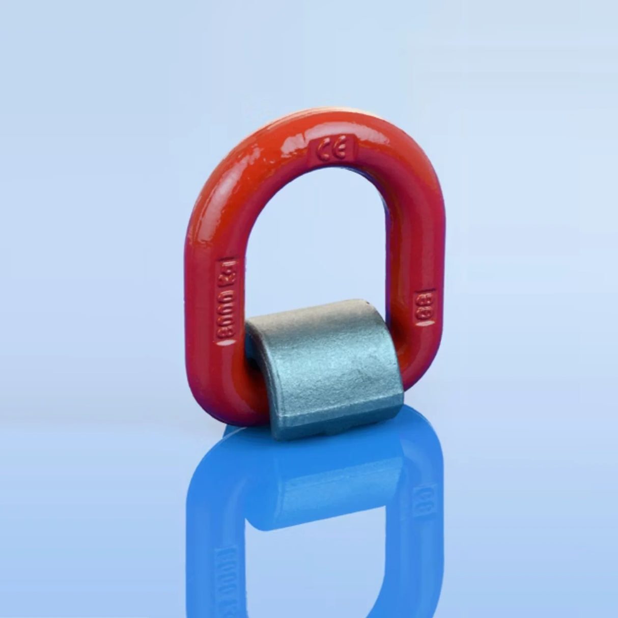 Oko na navarenie APA-AN s pružinou, trieda 8, červeno lakované