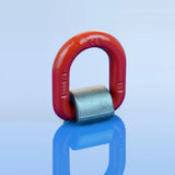 Oko na navarenie APA-AN s pružinou, trieda 8, červeno lakované